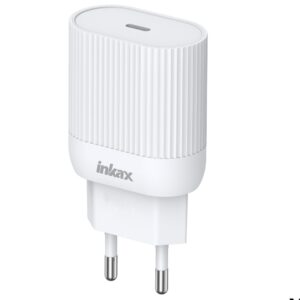 Cargador Inkax USB-C PD 20W blanco