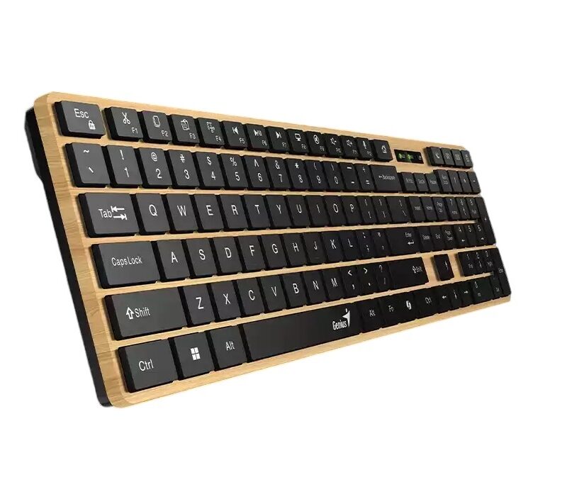 Teclado Genius SlimStar 7250BT madera Bluettoth