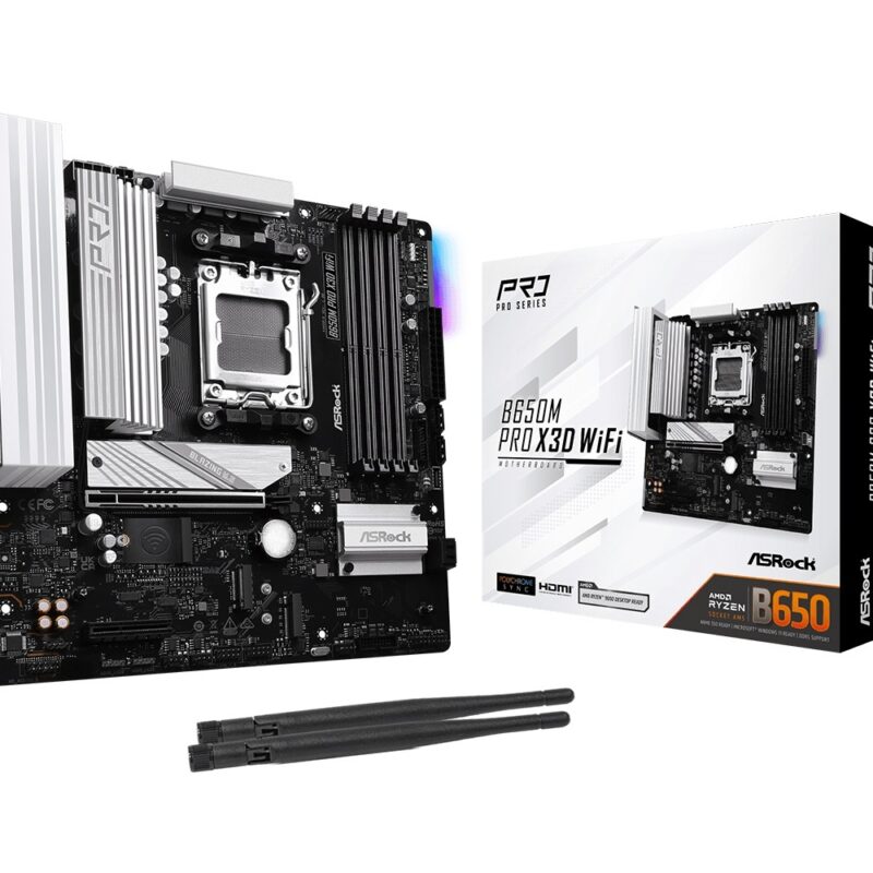 Mother Asrock B650M Pro X3D AM5 Wi-Fi 6E