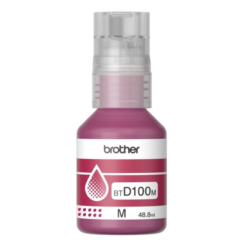 Botella tinta Brother BTD100M Magenta