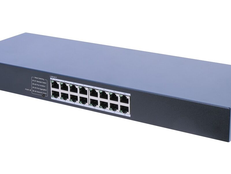 Switch Hikvision 16 puertos gigabit