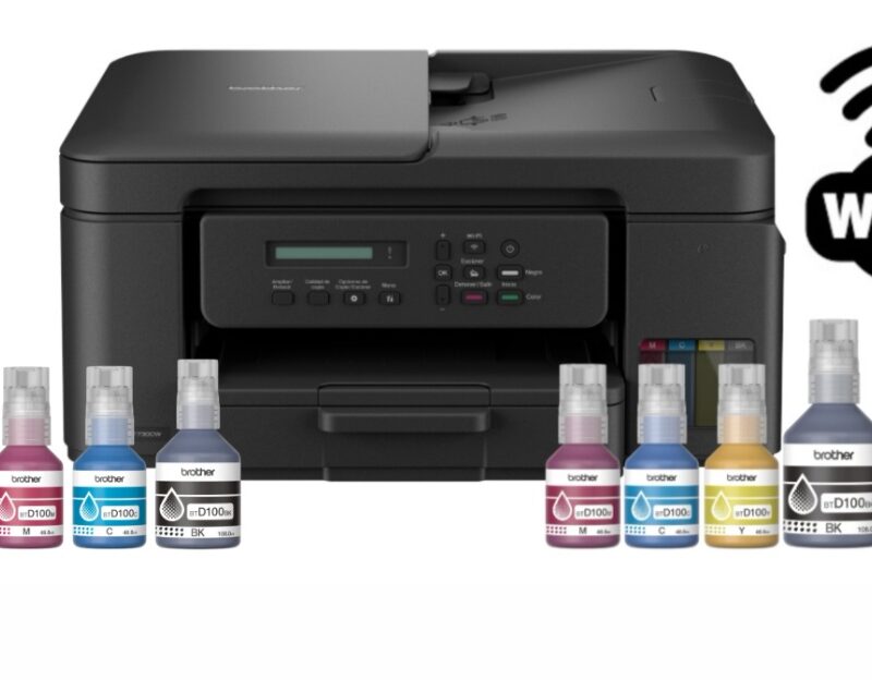 Impresora Brother Multifunción Wi-Fi + Botellas de recarga extra
