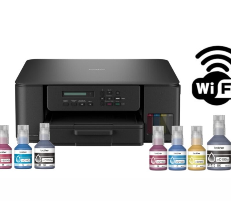 Impresora Brother Multifunción Wi-Fi + Botellas de recarga extra