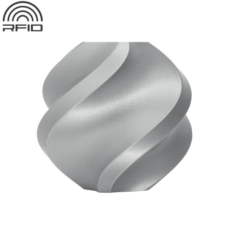 Filamento Bambu Lab PLA Basic plateado